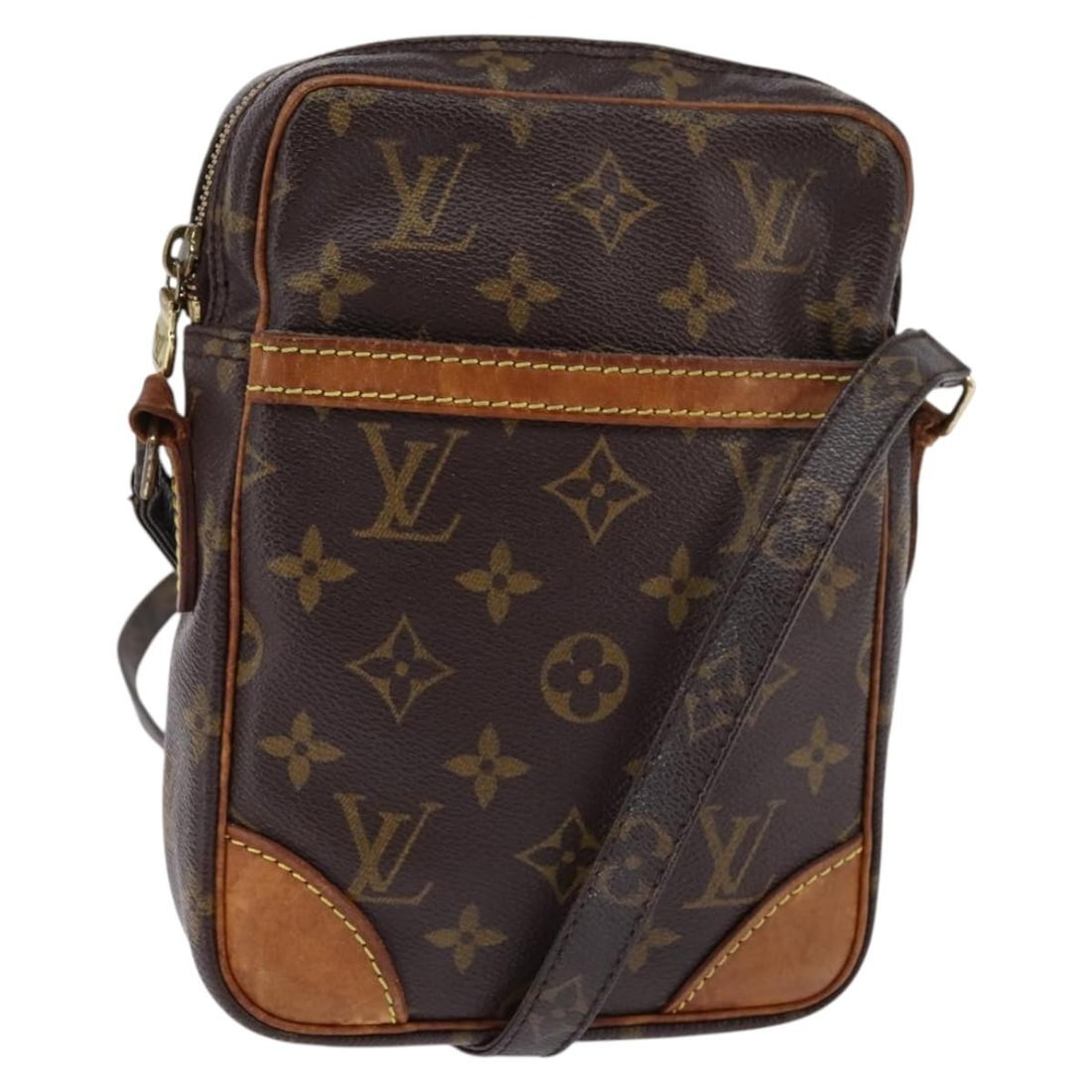 LOUIS VUITTON Monogram Danube Shoulder Bag M45266 Auth France (1 of 18)
