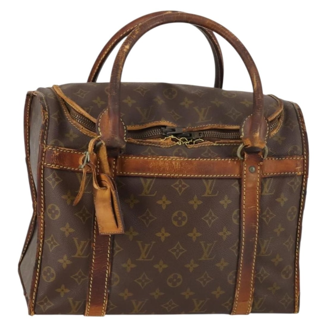 LOUIS VUITTON Monogram Demi Souple 35 Boston Bag Authenticated (1 of 18)