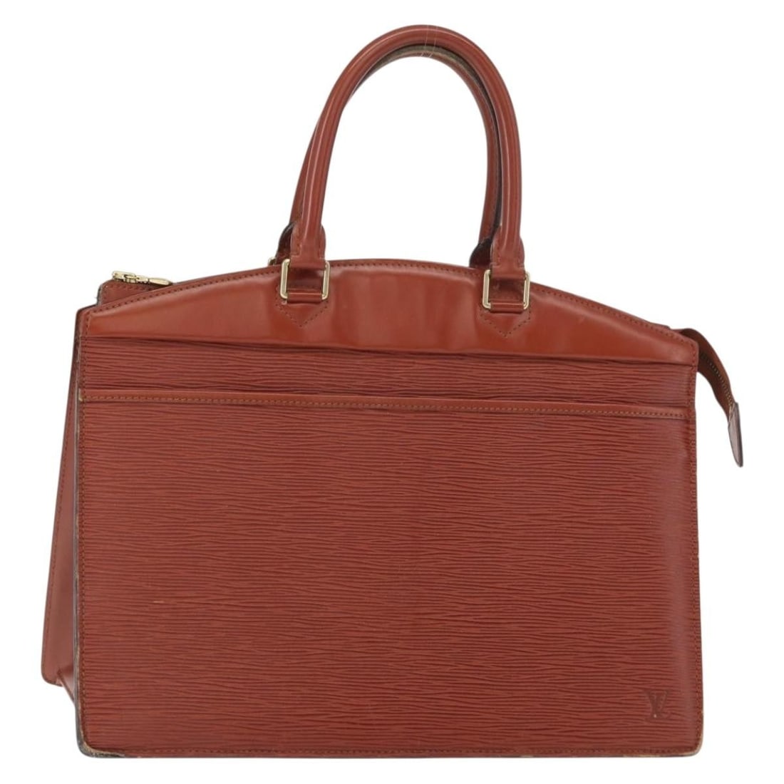 Louis Vuitton Epi Riviera Hand Bag Brown M48183 Authentic (1 of 18)