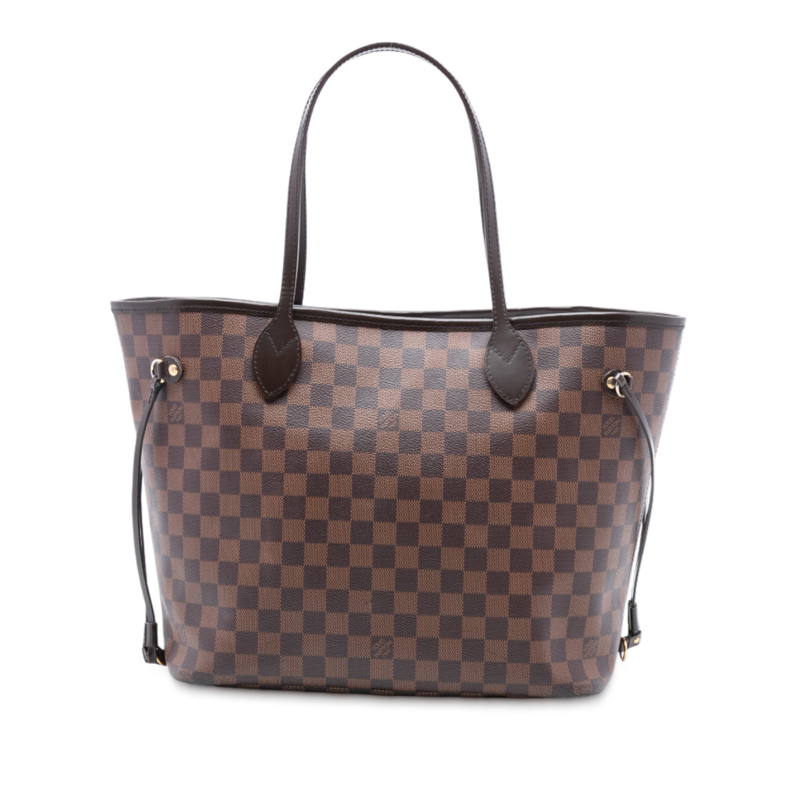 Louis Vuitton Neverfull MM Tote in Damier Ebene Canvas with Leather Trim (1 of 7)