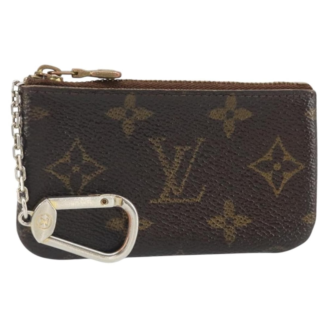 Louis Vuitton Monogram Canvas M62650 Pochette Cles Key Coin Pouch (1 of 18)