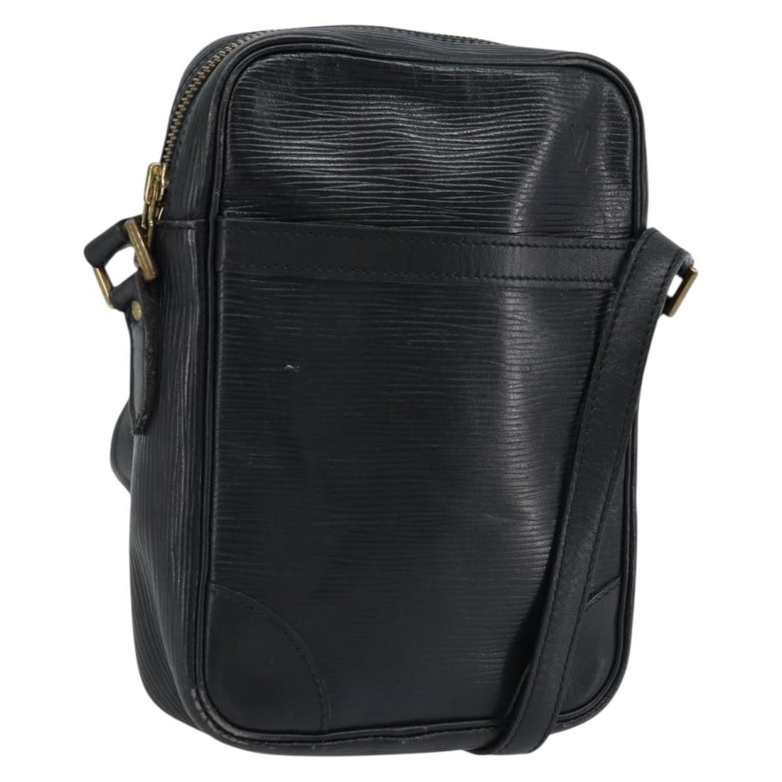 Louis Vuitton Black Epi Leather Danube Shoulder Bag M45632 France (1 of 18)