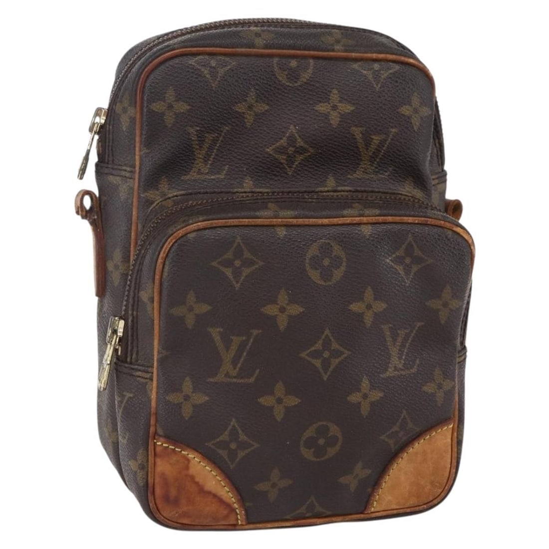 LOUIS VUITTON Monogram Amazon Shoulder Bag M45236 Auth France (1 of 18)