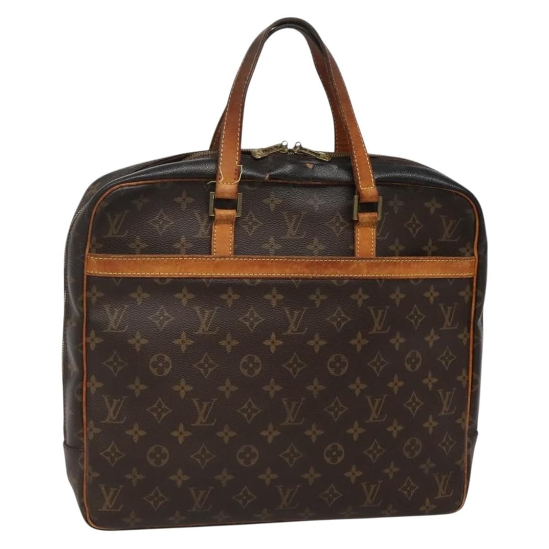 Louis Vuitton Monogram Porte Documents Pegas Hand Bag M53343 Auth France (1 of 18)
