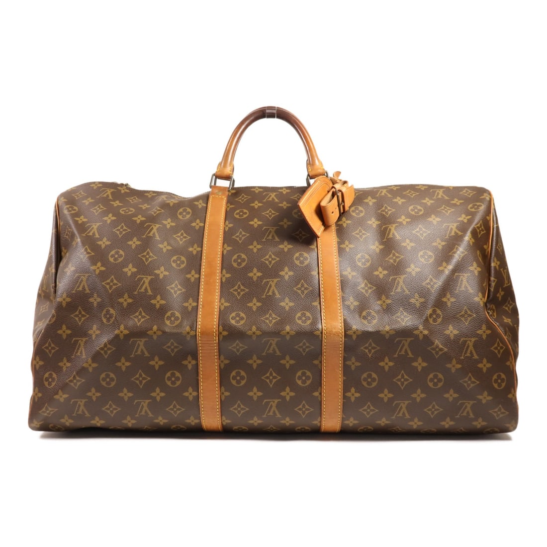 Louis Vuitton Keepall 60 Handbag M41412 Monogram Brown GHW (1 of 18)