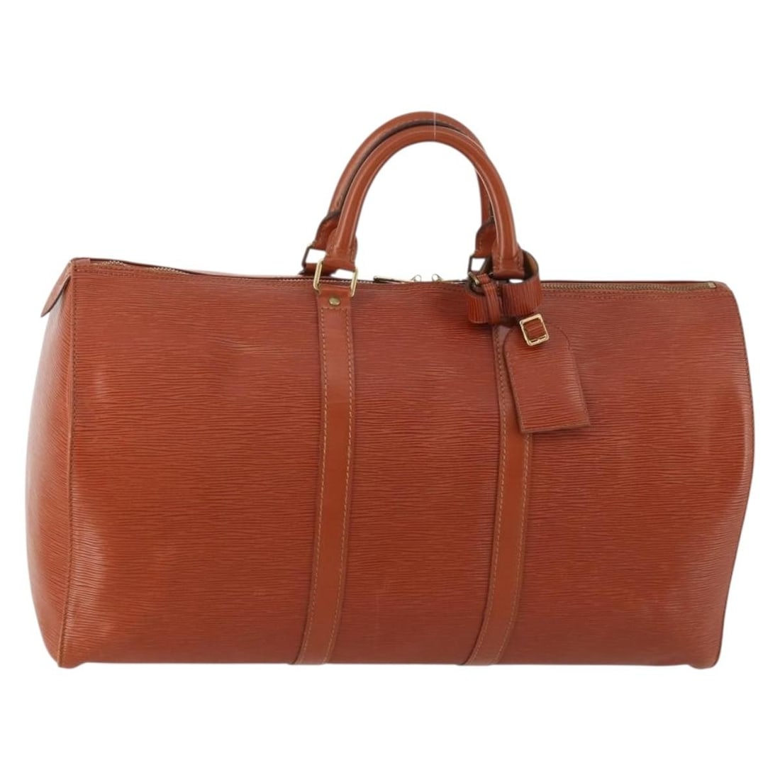 Louis Vuitton Epi Leather Keepall 50 Brown Boston Travel Bag M42968 (1 of 18)