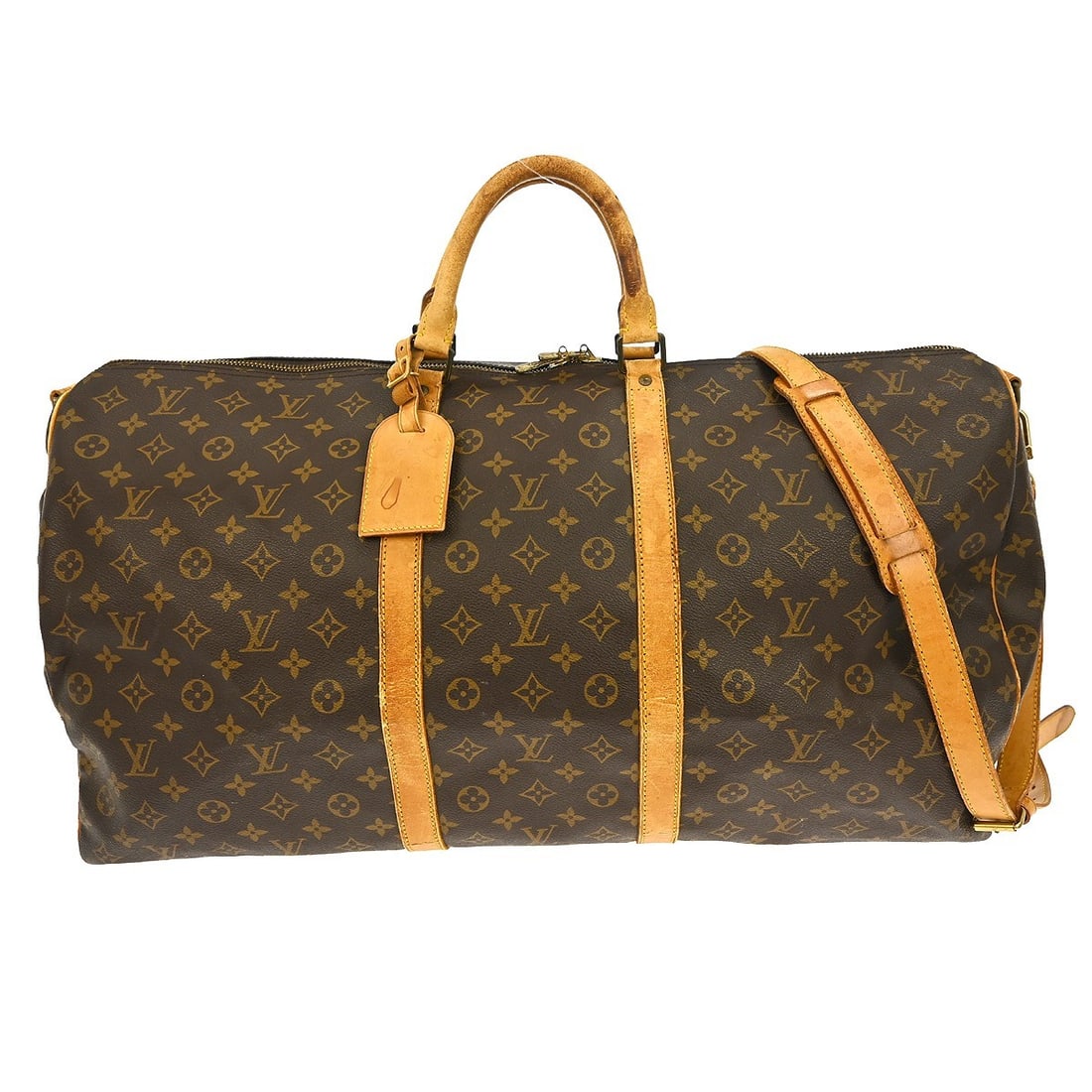 Extra Large Louis Vuitton Keepall Bandouliere 60 Monogram Travel Duffle Bag (1 of 13)