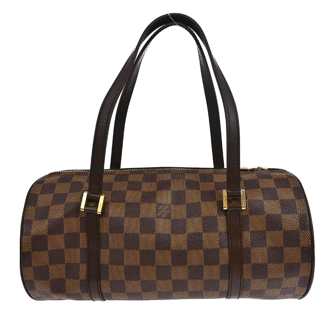 Louis Vuitton Papillon 30 Damier Canvas Brown Medium Handbag N51303: Louis Vuitton Papillon 30 Damier Canvas Brown Medium Handbag N51303 This Louis Vuitton Papillon 30 handbag features the iconic Damier canvas leather exterior in brown and is accented with the classic