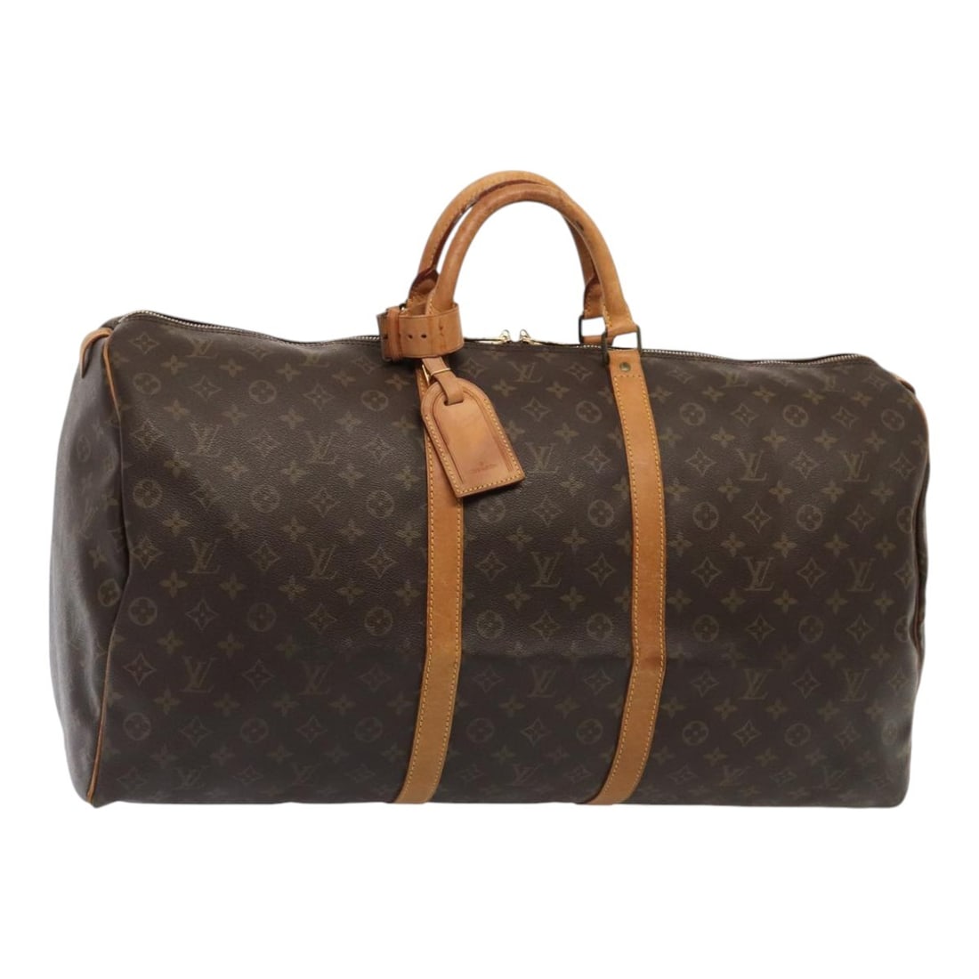 Louis Vuitton Monogram Canvas Keepall 60 Travel Boston Bag M41422 (1 of 18)