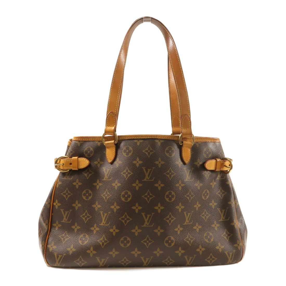 Louis Vuitton Batignolles Horizontal Monogram Canvas Shoulder Bag M51154 Brown GHW (1 of 14)