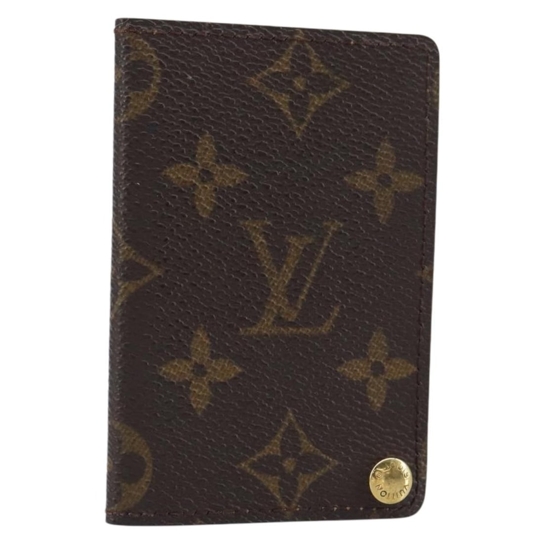 LOUIS VUITTON Monogram Porto Cartes Credit Card Case M60937 Auth (1 of 18)