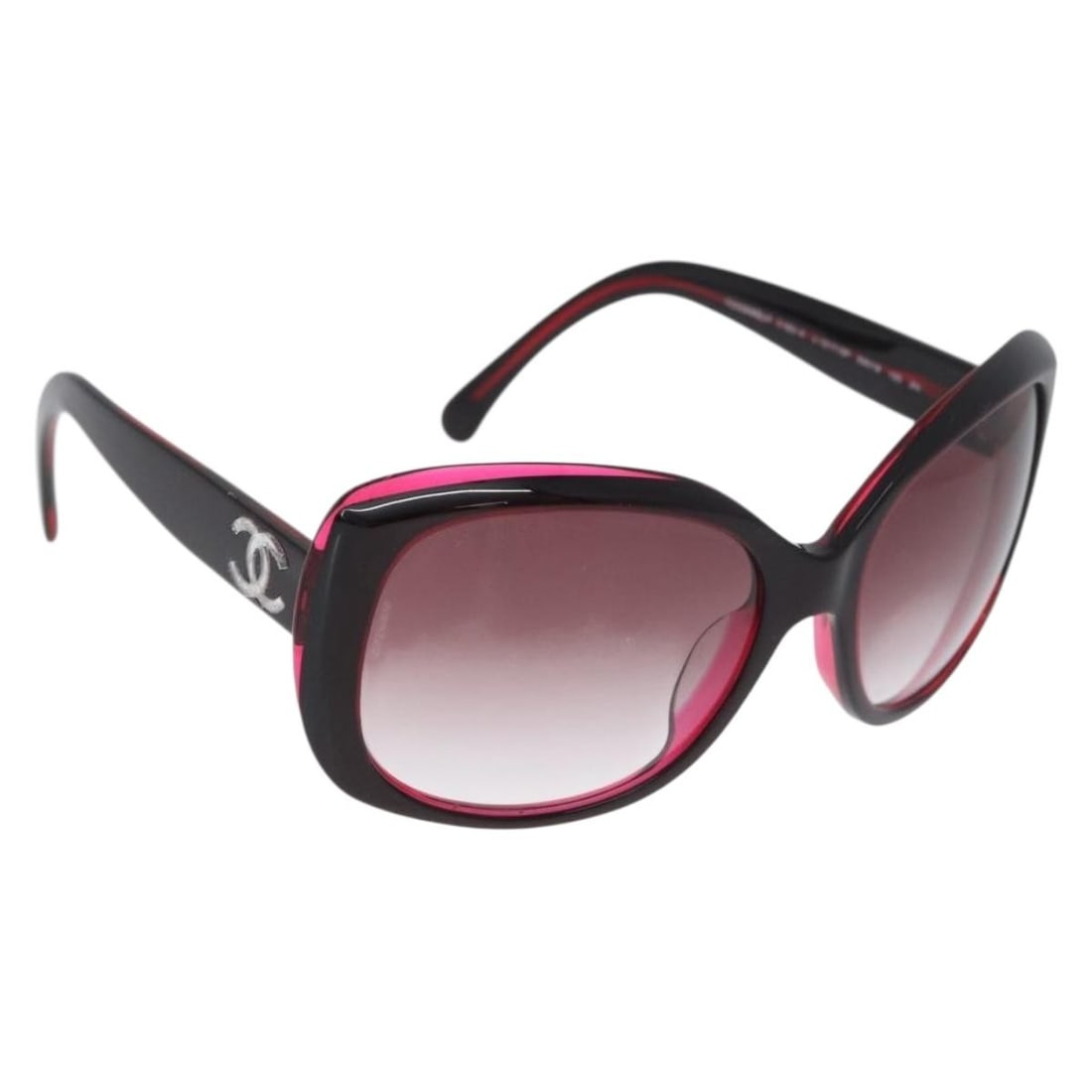 Red Plastic Sunglasses for Women CHANEL 5183-A Coco Mark Italy (1 of 14)