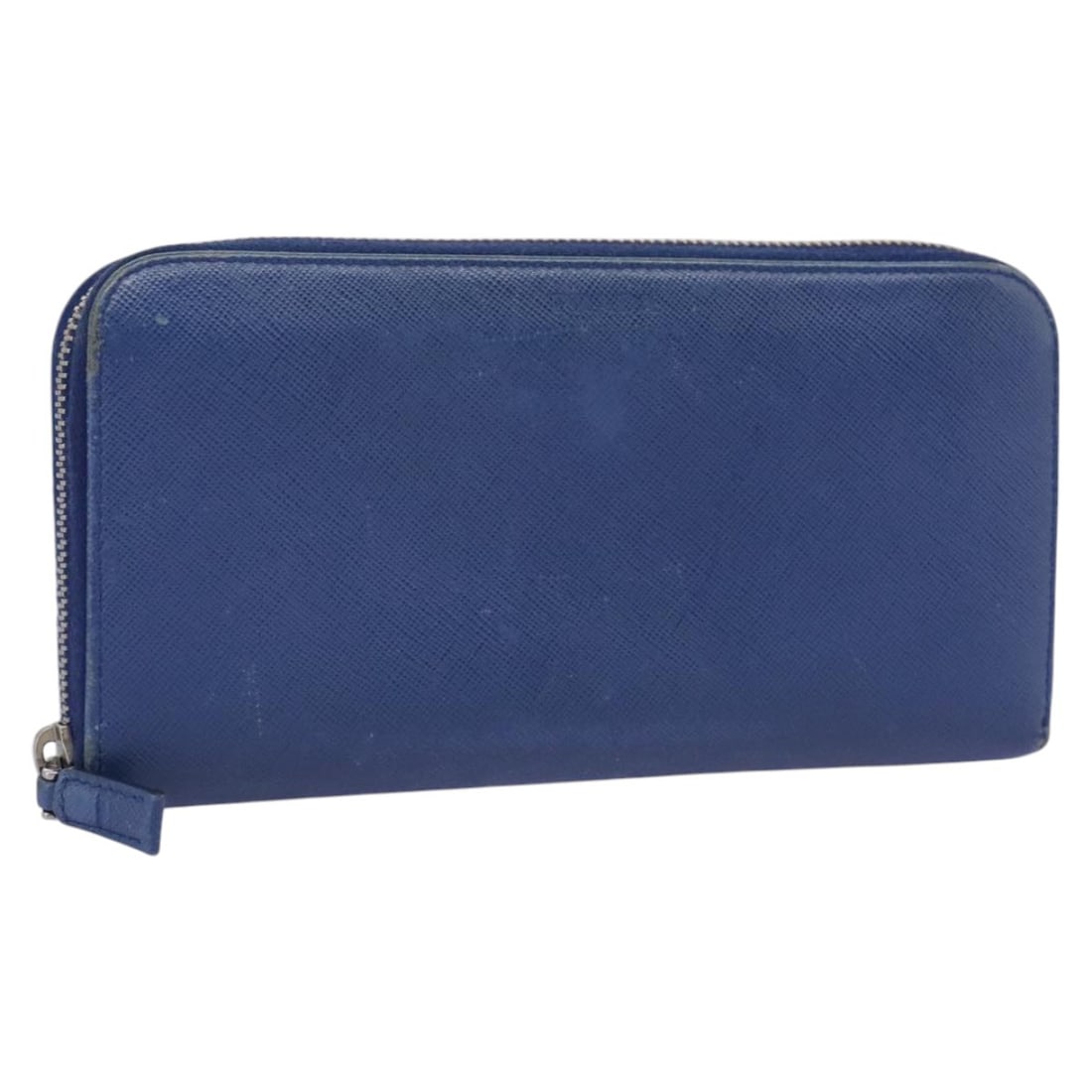 Prada Blue Leather Women's Long Continental Wallet (1 of 18)