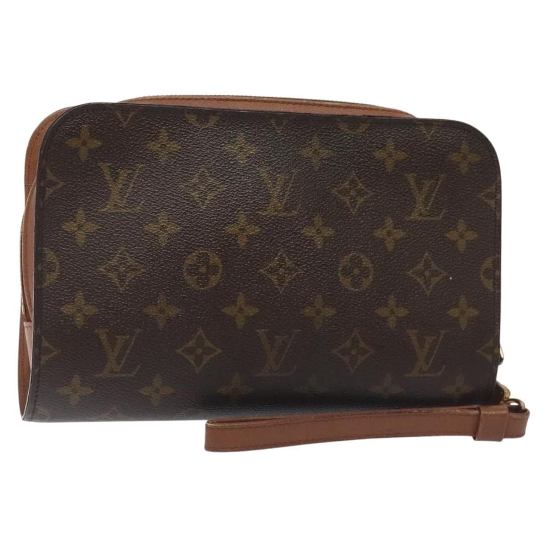 LOUIS VUITTON Monogram Orsay Clutch Bag M51790 Auth France (1 of 18)