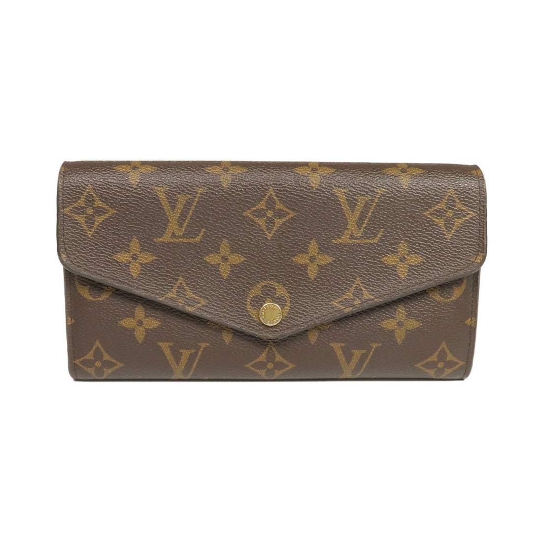 Sarah Bifold Brown Monogram Wallet with Gold Hardware by Louis Vuitton (1 of 18)