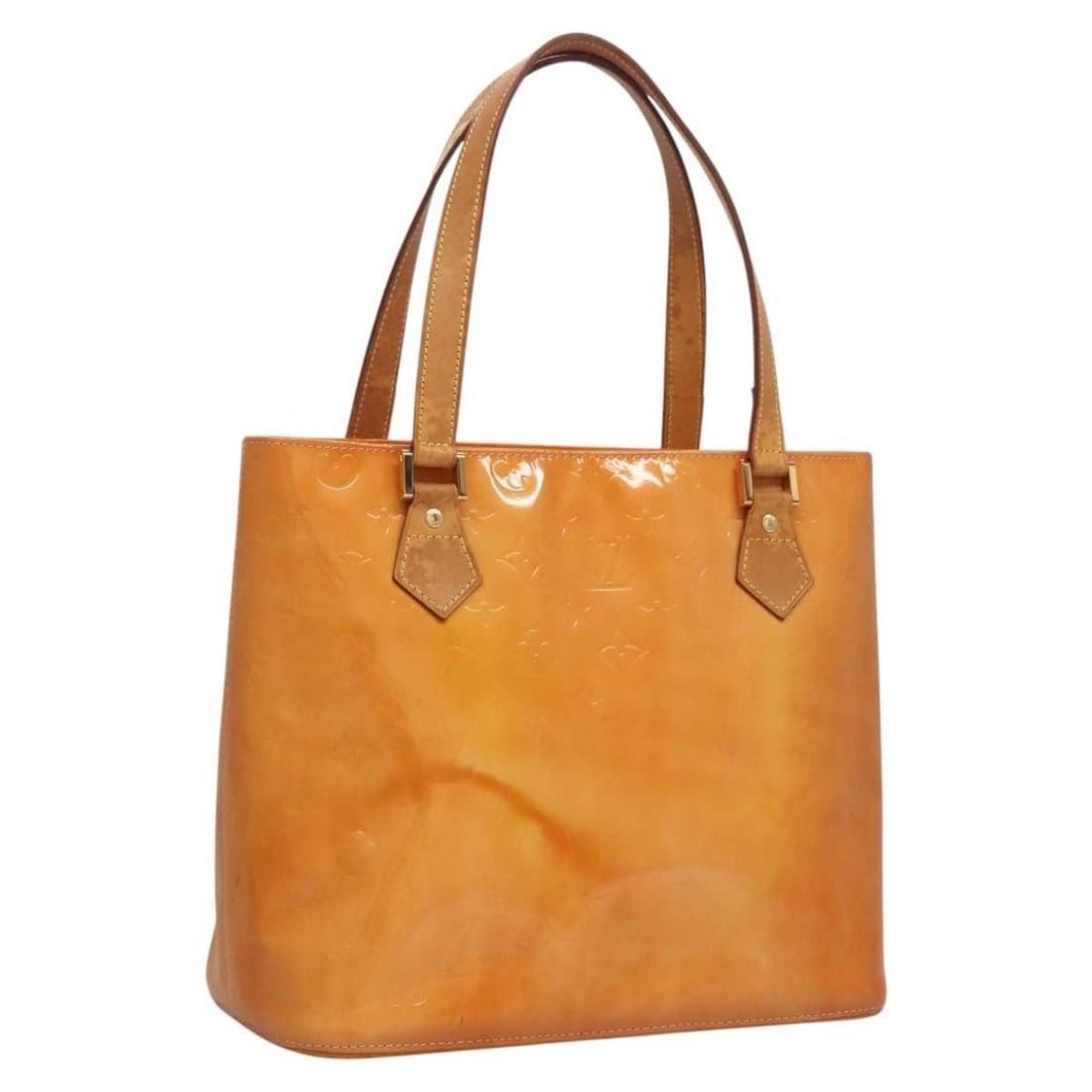 Louis Vuitton Houston Marshmallow Pink Monogram Vernis Patent Leather Handbag (1 of 18)