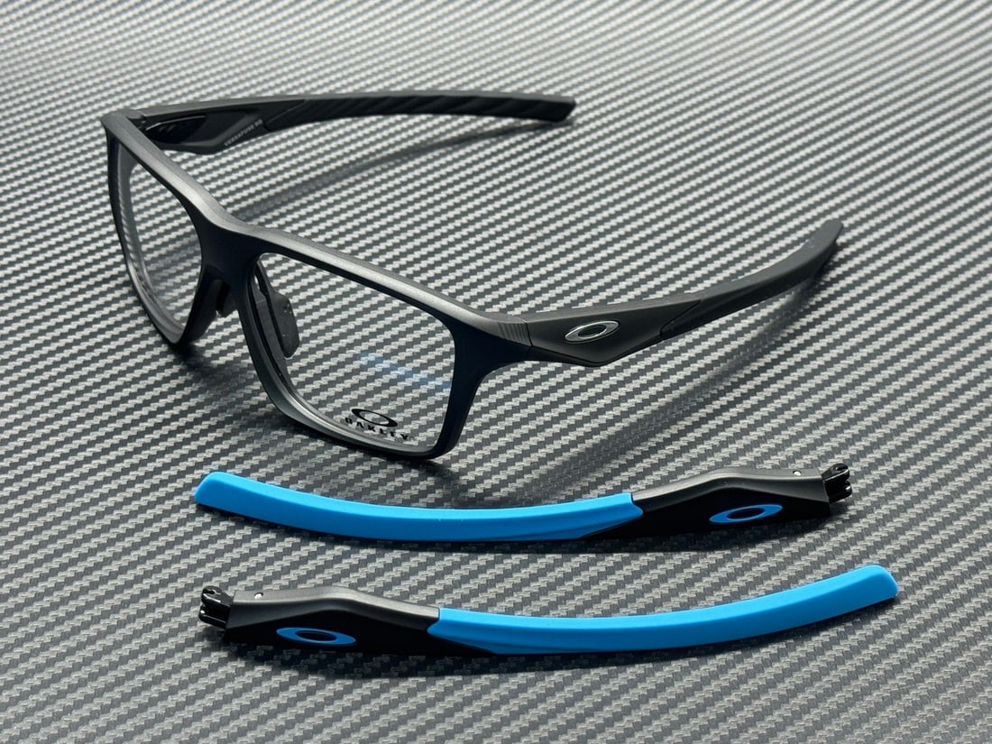 Oakley Satin Black OX8201 58mm Eyeglasses with Original Case (1 of 5)