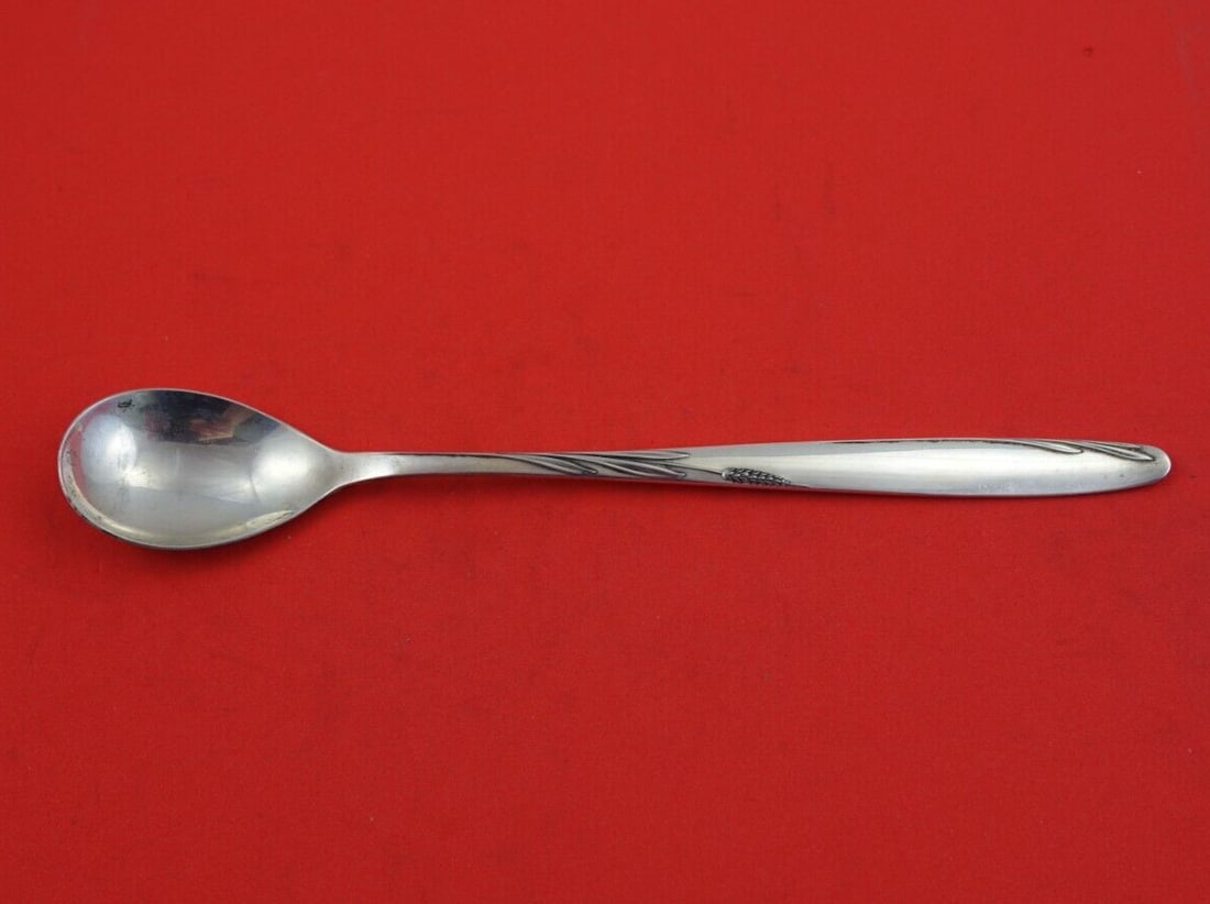 Gorham Willow Sterling Silver Iced Tea Spoon 7.5 Inch (1 of 3)
