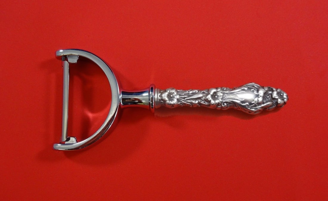 Whiting Lily Sterling Silver Custom Vegetable Peeler 6 Inch (1 of 2)