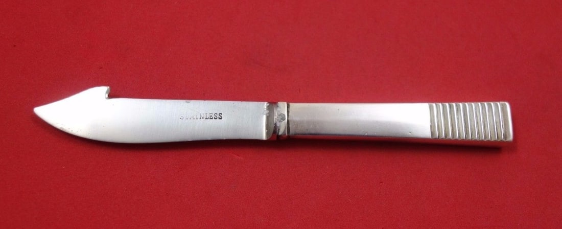 Georg Jensen Parallel Sterling Silver Cheese Knife 5 5/8 inches GI Mark (1 of 1)