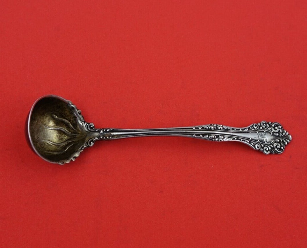 Alvin Florentine Sterling Silver Mayonnaise Ladle 5 Inch Monogrammed (1 of 3)