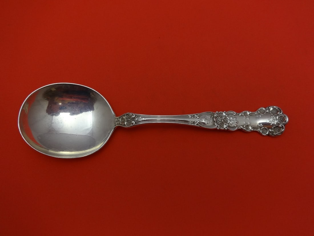 Gorham Buttercup Sterling Silver Gumbo Soup Spoon 6.5 Inch Flatware (1 of 2)