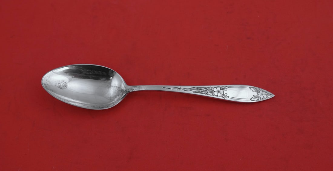 Stieff Lady Claire Sterling Silver Soup Spoon 6 7/8 Inch (1 of 2)