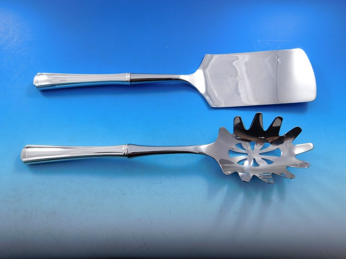 Westmorland John & Priscilla Sterling Silver 2pc Italian Pasta Server Set (1 of 11)