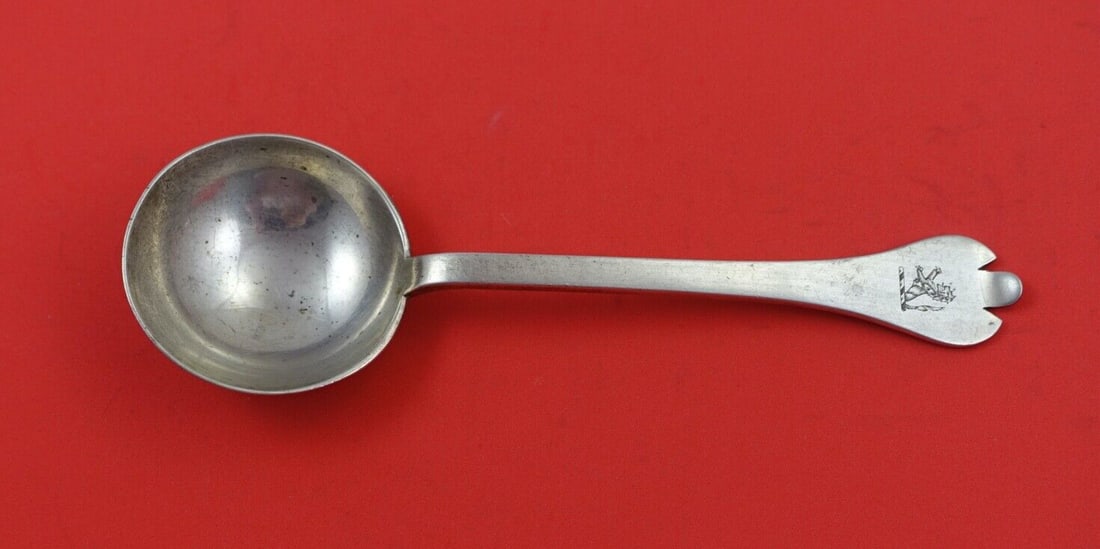 James Robinson Foxhead Sterling Silver Gravy Ladle 7 3/4 Inch (1 of 2)