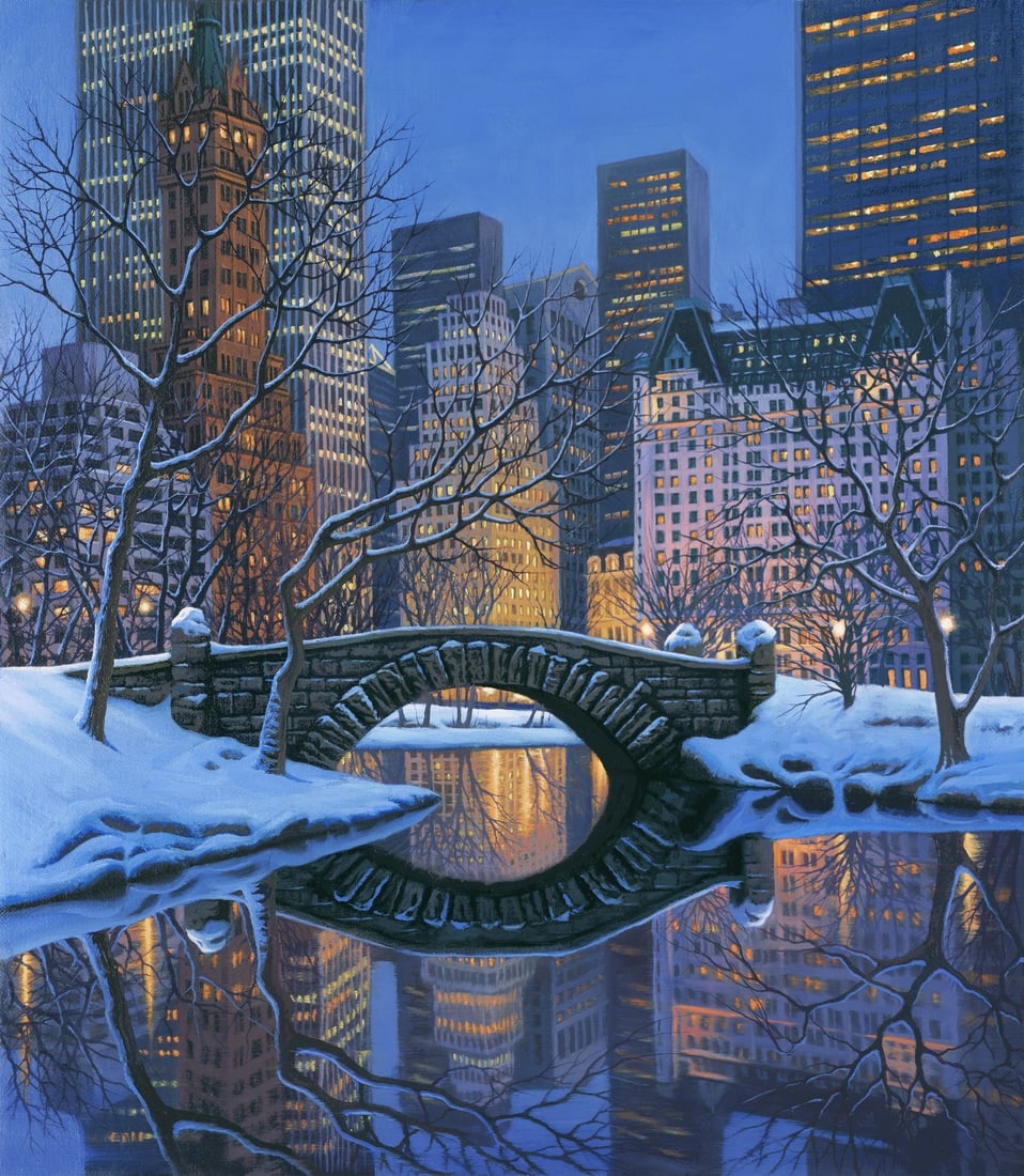 Alexei Butirskiy New York New York Signed Limited Edition Giclee Canvas Art (1 of 1)