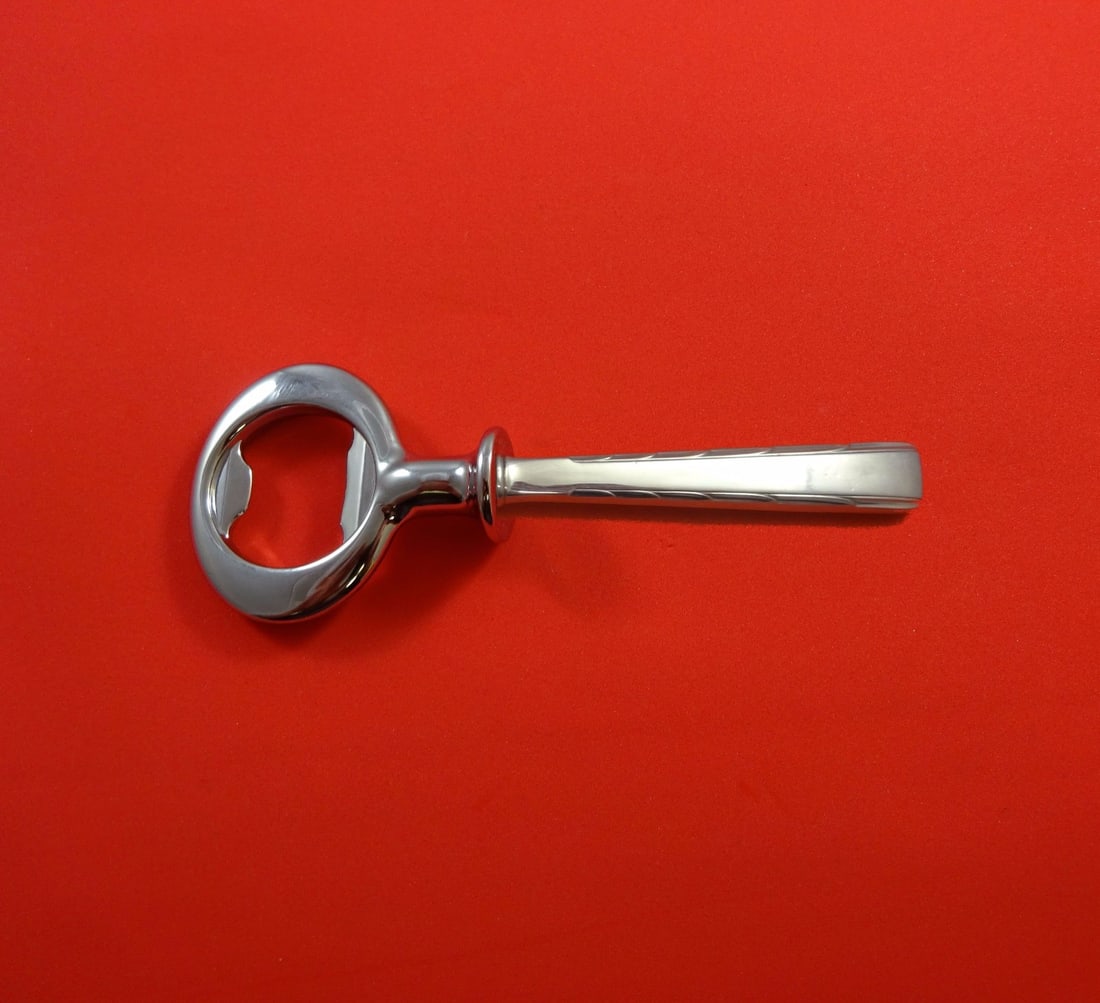 Easterling Horizon Sterling Silver Custom Bottle Opener 6" (1 of 2)