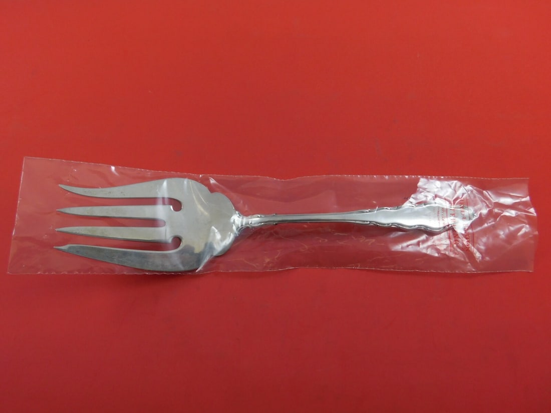 Reed & Barton English Provincial Sterling Silver Cold Meat Fork 8 5/8" New (1 of 2)