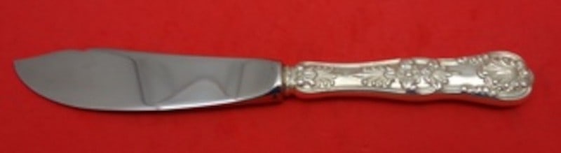 Sterling Silver Master Butter Knife English King Pattern Hollow Handle 7 Inch (1 of 1)