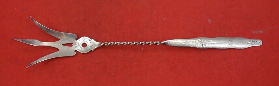 Gorham Number 480 Sterling Silver Lettuce Fork 9 1/8 Inch (1 of 2)