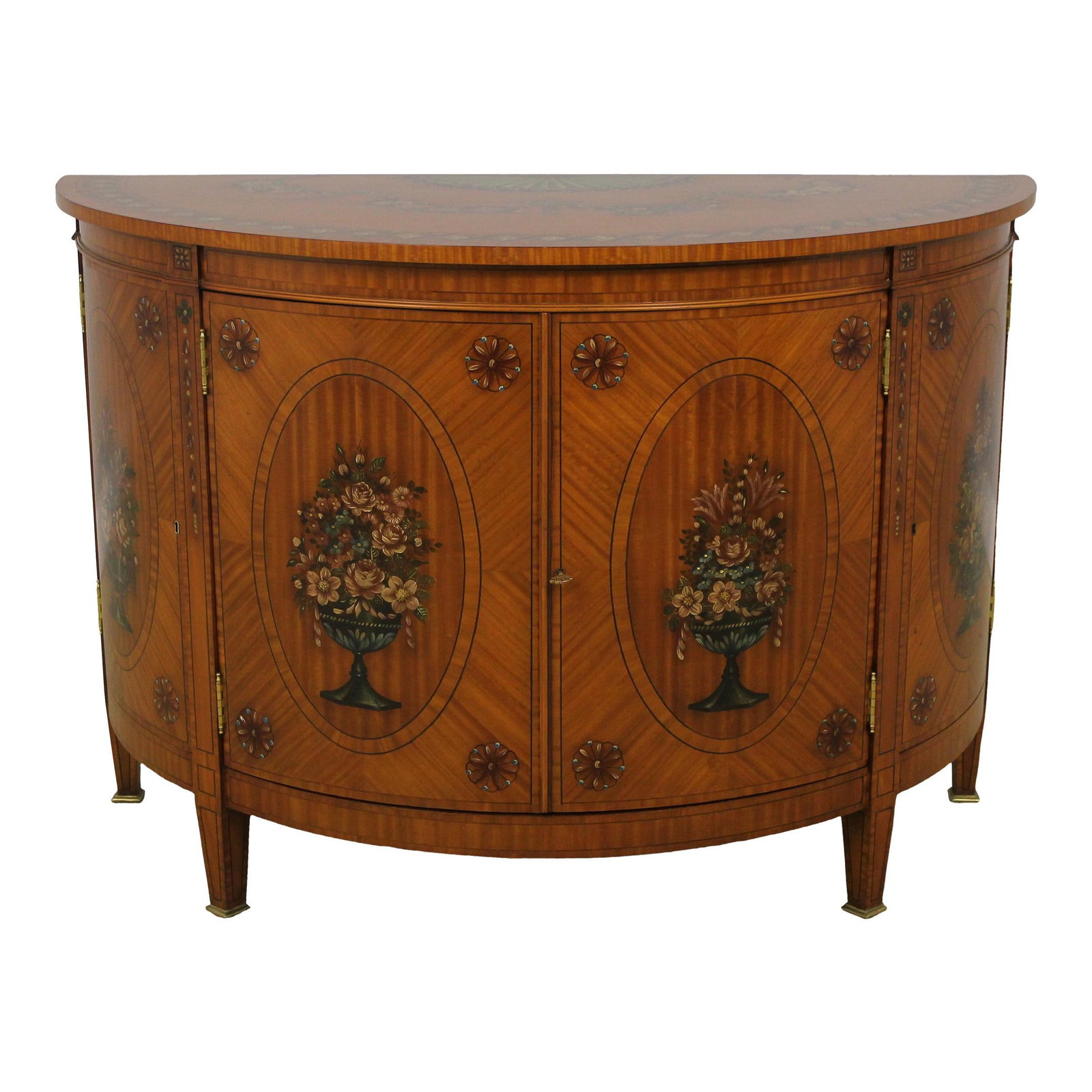 Maitland Smith Adams Hand Painted Satinwood Commode (1 of 10)