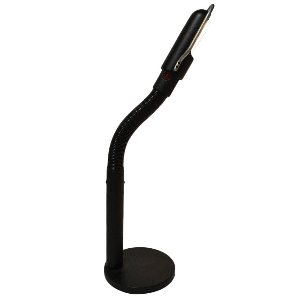 Lightolier Adjustable Gooseneck Desk Lamp Post Modern Black (1 of 7)