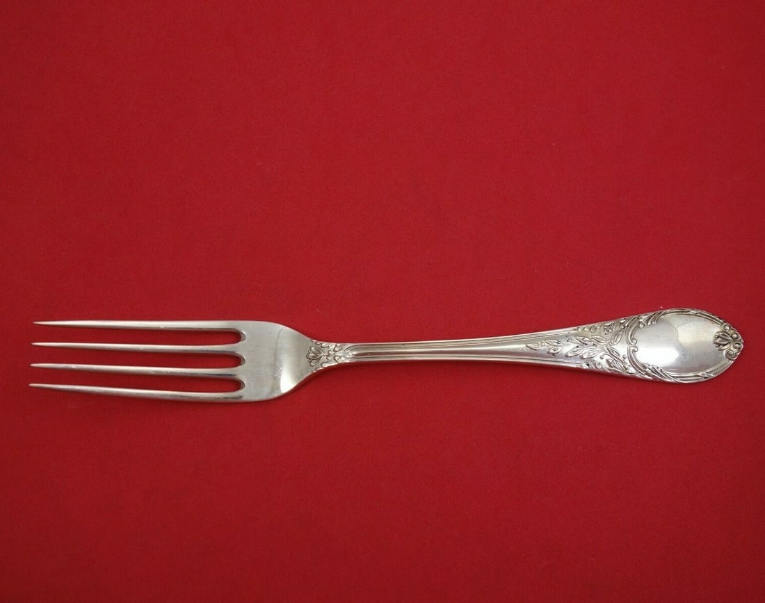 Mappin & Webb Laurel and Ribbon Sterling Silver Fork 7.25" (1 of 2)