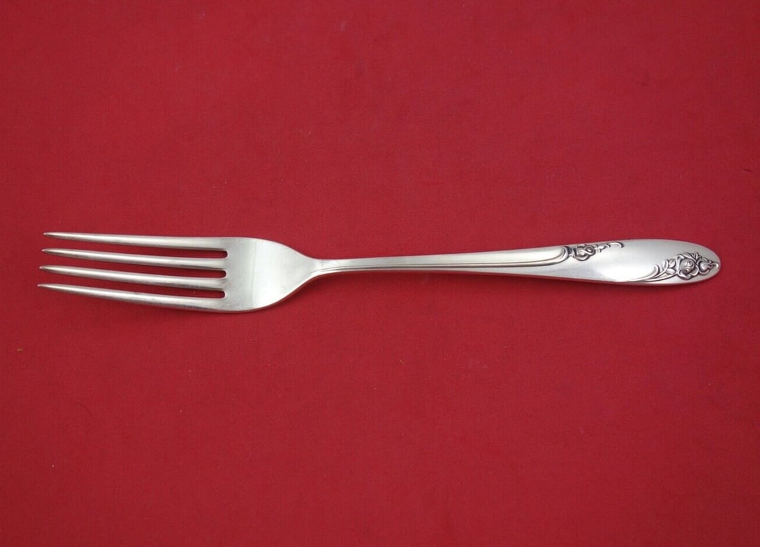 Alvin Rosecrest Sterling Silver Dinner Fork 8 1/8 Inch (1 of 2)