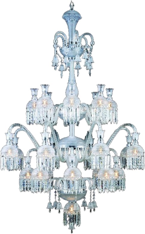 Majestic Crystal Bowl Chandelier Elegant Lighting Chrome Finish 19 Bulb (1 of 1)
