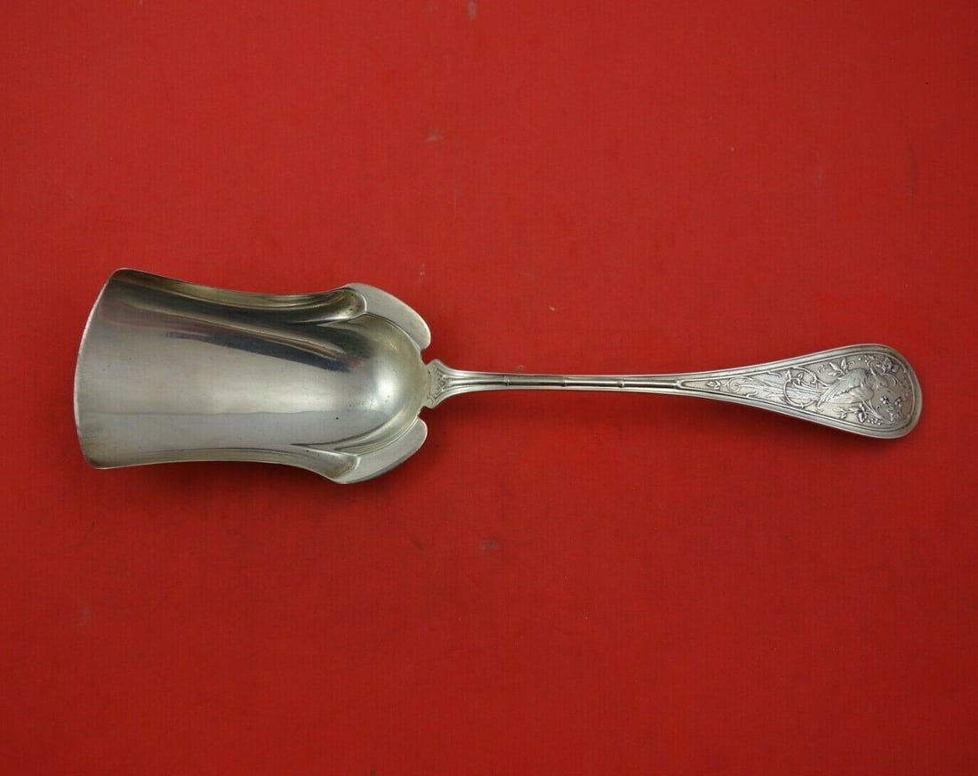 Wendt Sterling Silver Bird Motif Cracker Scoop 9.5 Inch (1 of 3)