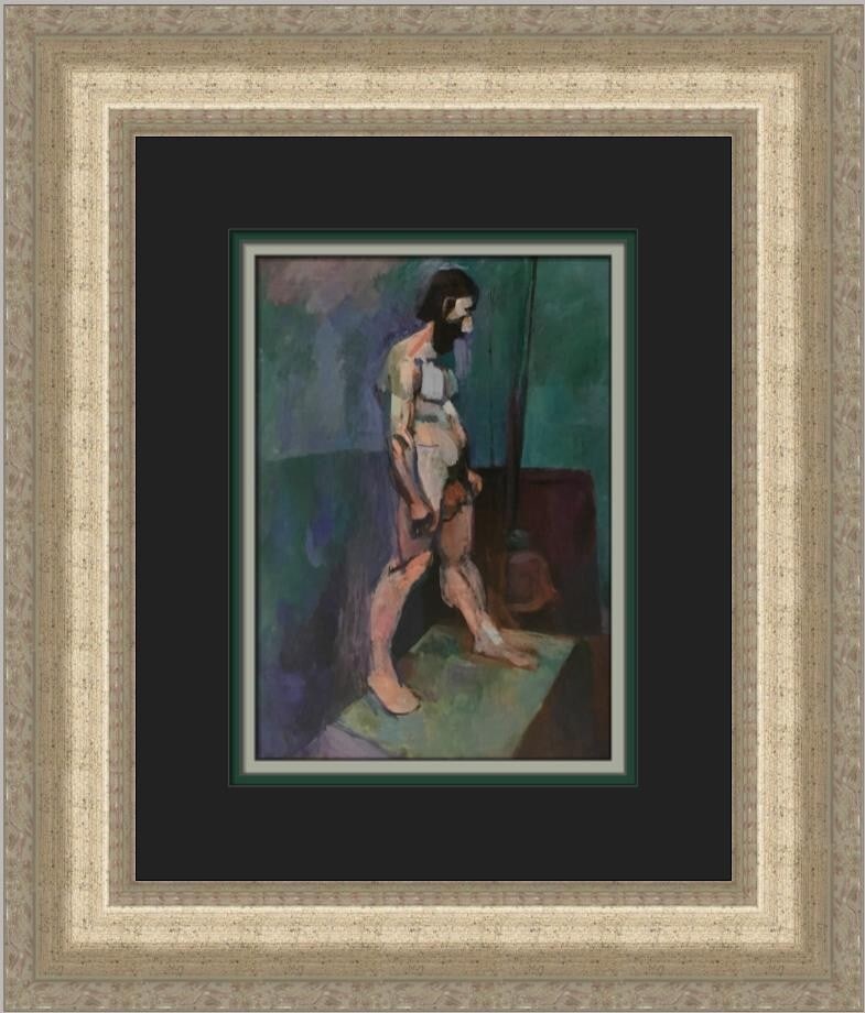 Henri Matisse Male Model Custom Framed Art Print 1993: Henri Matisse Male Model Custom Framed Art Print 1993 This stunning custom framed print features Henri Matisse's 'Male Model', showcasing the artist's renowned Expressionism and Impressionism styles.
