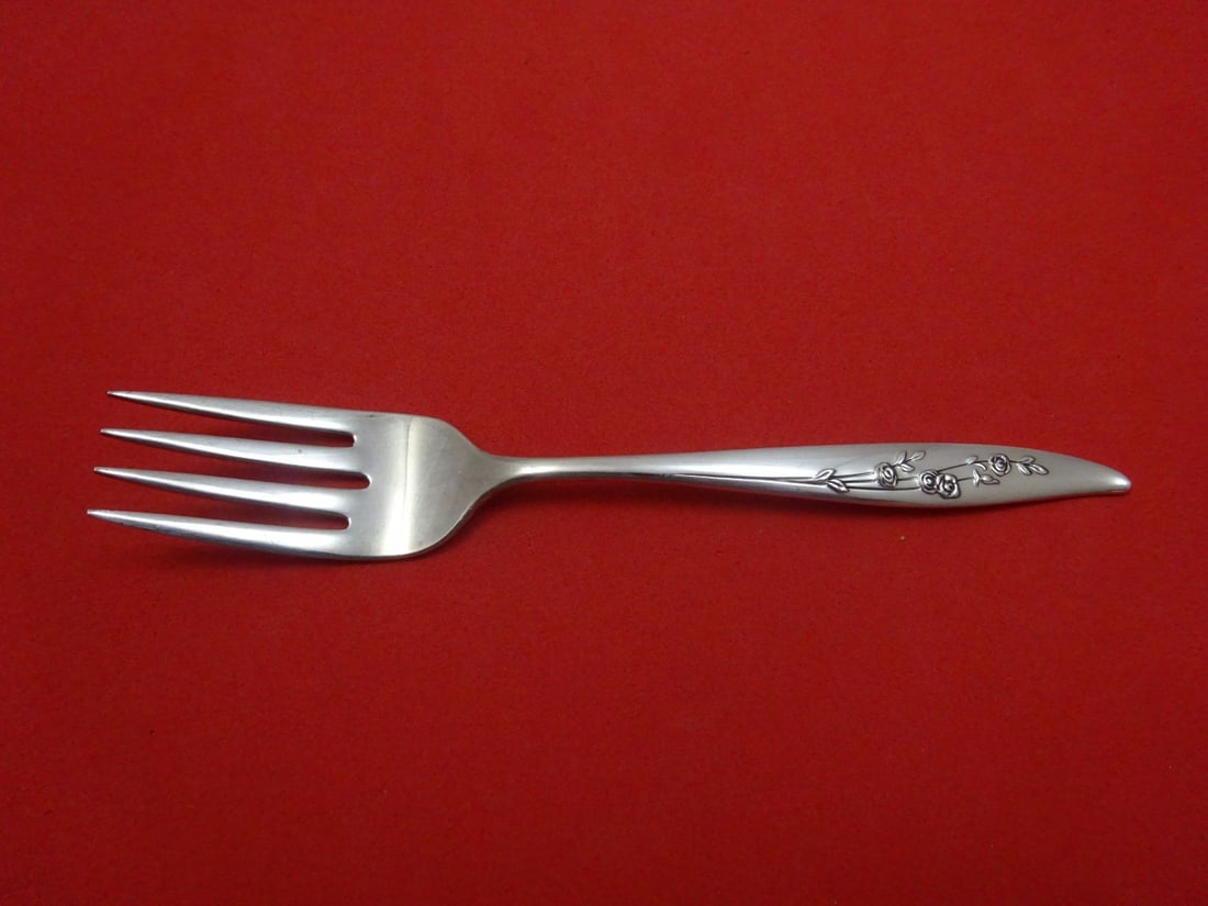 Oneida Young Love Sterling Silver Salad Fork 6.5 Inch (1 of 2)