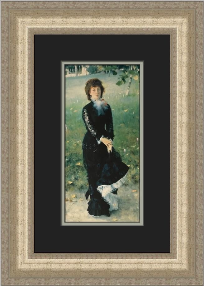 John Singer Sargent Madame Edouard Pailleron Custom Framed Art Print (1 of 2)