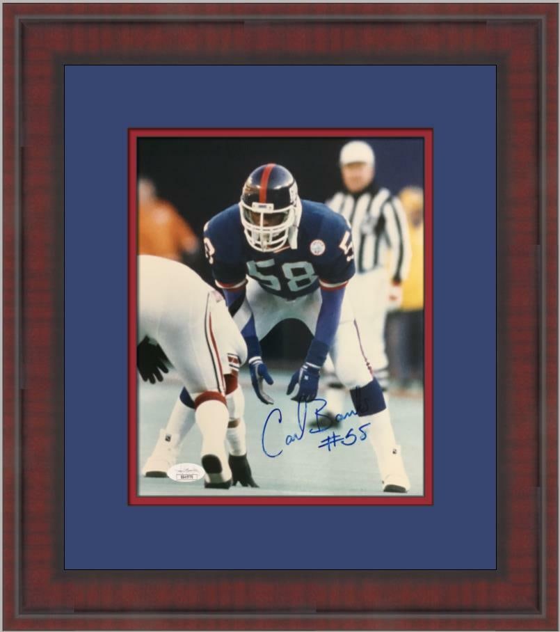 Carl Banks New York Giants Signed 8x10 Photo Custom Framed JSA COA (1 of 6)