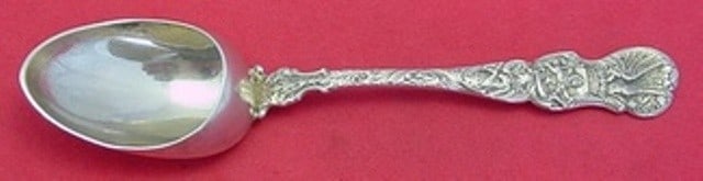 Durgin Heraldic Sterling Silver Hooded Spoon 5.5 Inches: Durgin Heraldic Sterling Silver Hooded Spoon 5.5 Inches Discover the elegance of the Heraldic pattern by Durgin with this exquisite sterling silver hooded spoon measuring 5 1/2 inches. Introduced in 1