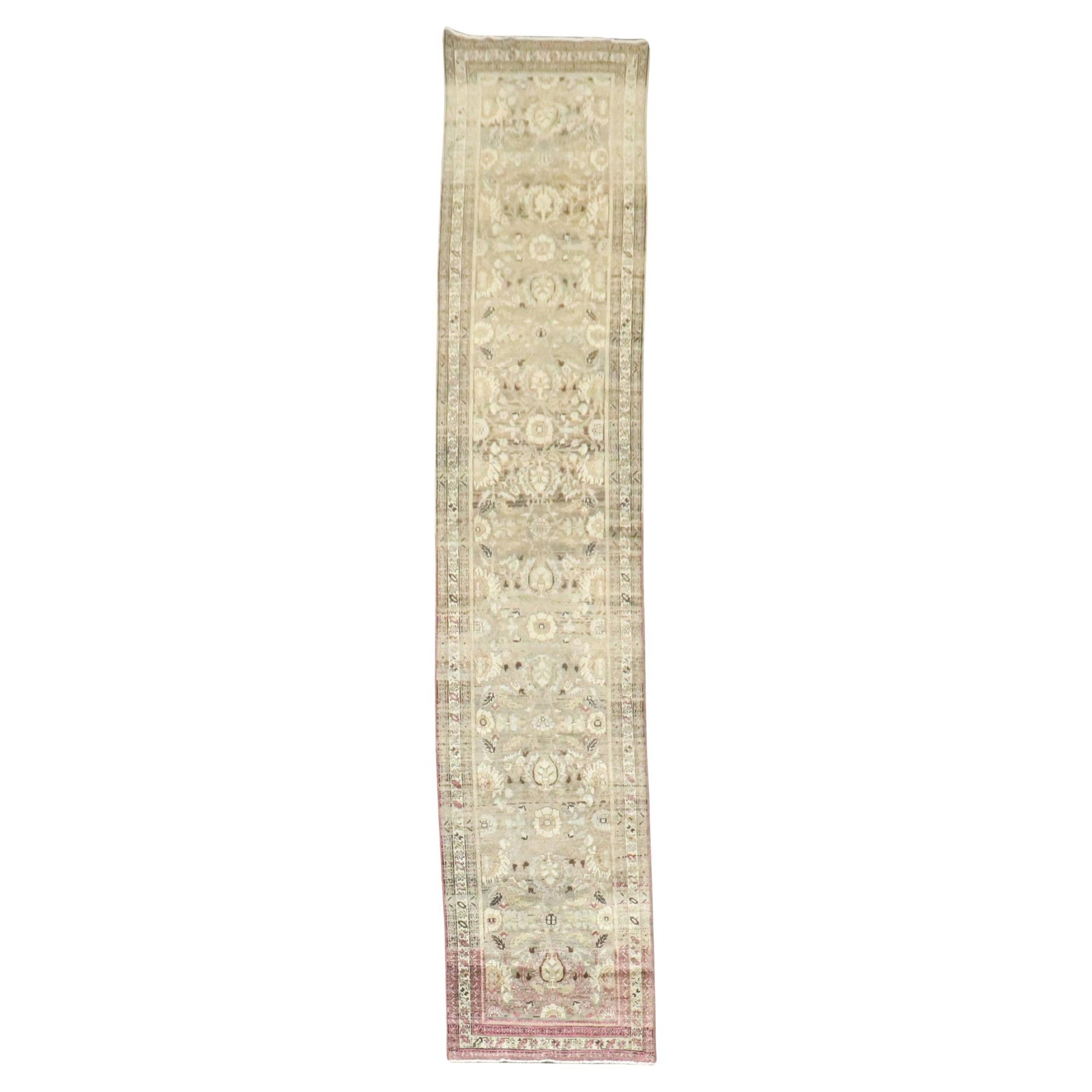 Zabihi Collection Antique Persian Malayer Runner 34in x 177in Wool Hand-Knotted (1 of 9)