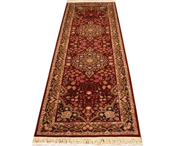 Berry Red 2'6 x 7'11 Handmade Persian Wool Rug: Berry Red 2'6 x 7'11 Handmade Persian Wool Rug Free continental US Shipping Transform your space with this exquisite 2.6 x 7.11 Berry Red Handmade Persian Wool Rug. Handcrafted by skilled Persian arti