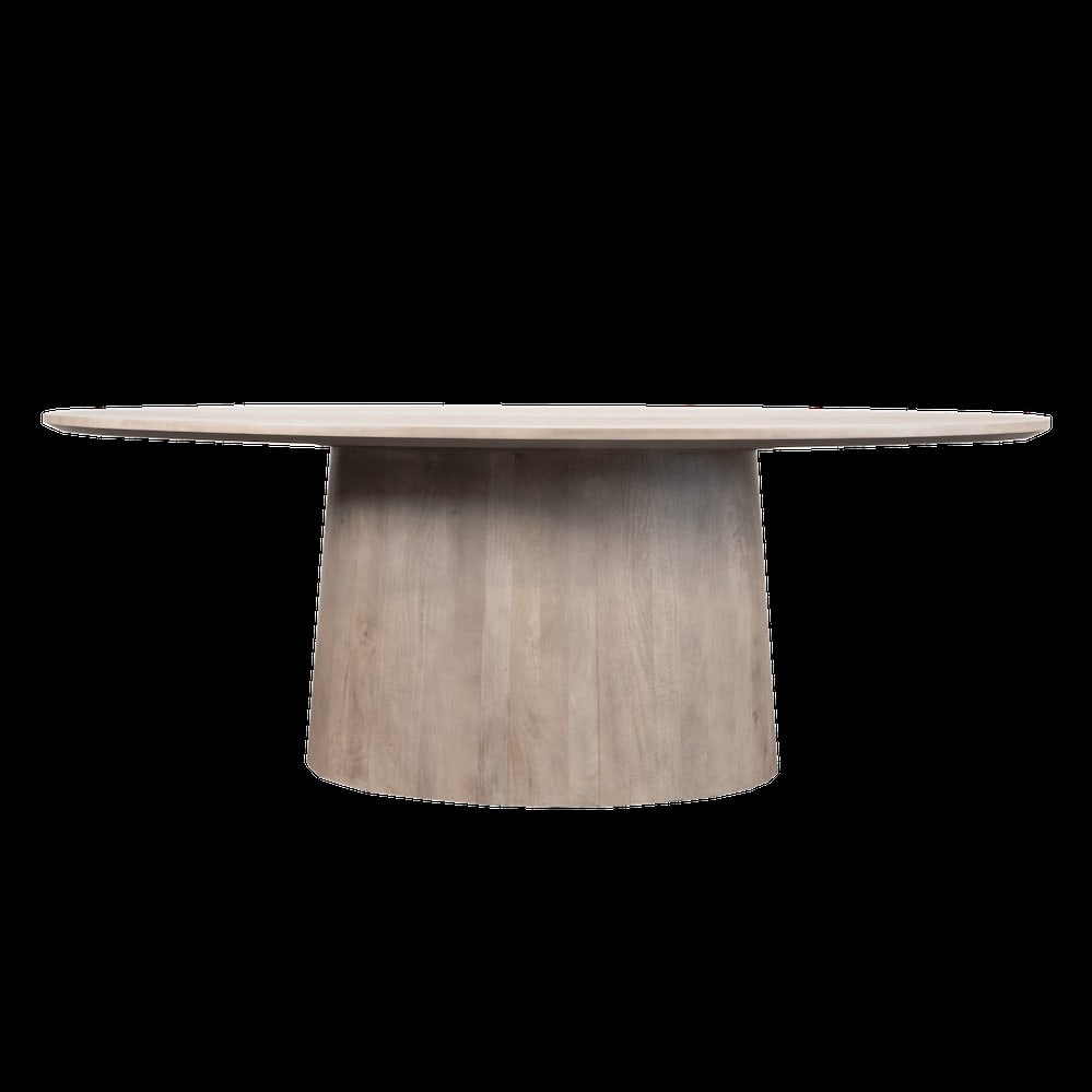 Alder Tweed Merrick Mango Wood Table 84 Inch Transitional Design (1 of 4)