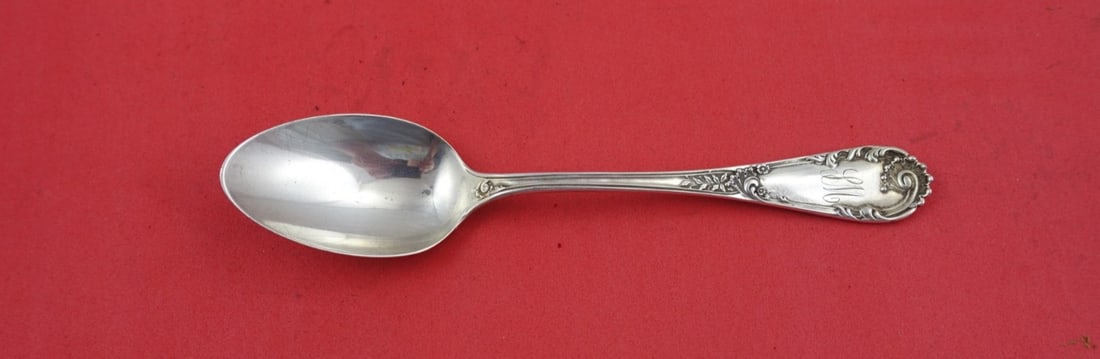 Dominick & Haff Louis XIV Old Style Sterling Silver Teaspoon 6" Monogrammed: Dominick & Haff Louis XIV Old Style Sterling Silver Teaspoon 6" Monogrammed This exquisite teaspoon features the elegant Louis XIV Old Style pattern by Dominick & Haff. Crafted from high-quality sterl