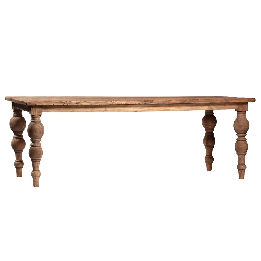 Antique Style Reclaimed Mindi Wood Dining Table 86x39 (1 of 1)